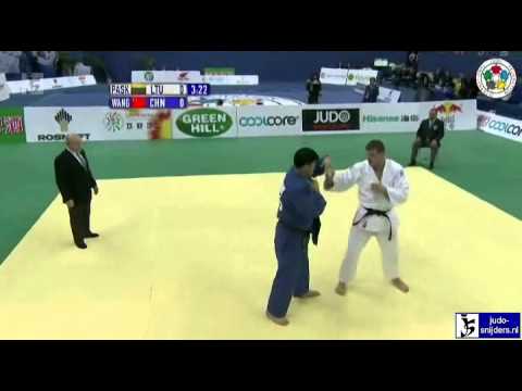 Judo 2012 Grand Prix Qingdao: Paskevicius (LTU) - Wang (CHN) [+100kg] semi-final.avi