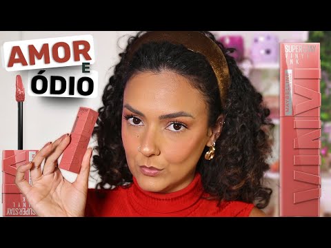 Maybelline Vinyl Lipstick - a quick review of the Superstay Vinyl Ink. It's divisive!