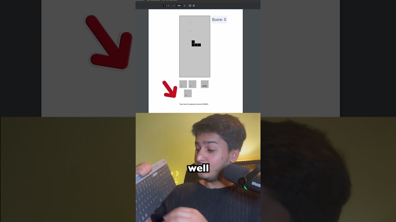 TETRIS inside PDF FILE 😲🤯