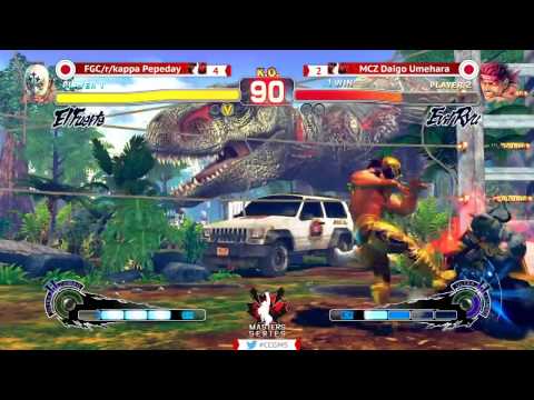 Canada Cup Masters Series - Daigo (Evil Ryu) vs Pepeday (El Fuerte) - USF4