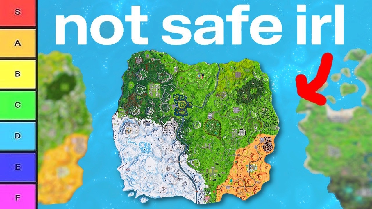 Ranking Every Fortnite Map By How Liveable They Are