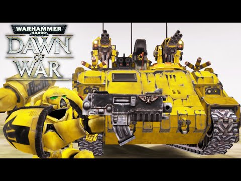 Imperial Fists vs Chaos Invasion - Dawn of War: The Crucible Mod 2024 (Cinematic Battle)