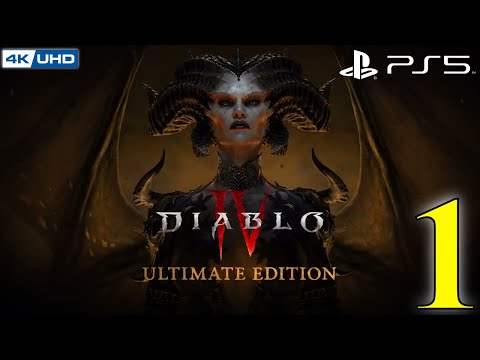 Diablo IV - PS5 Full Gameplay Walkthrough - No Commentary [4K 60FPS] Part 1
