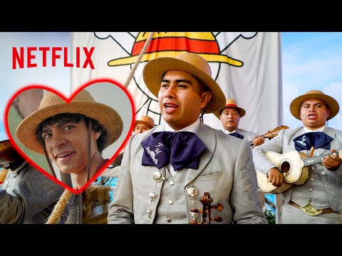 afbeelding Mariachis Celebrate Iñaki Godoy and One Piece