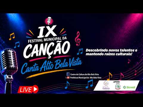 IXº CANTA ALTO BELA VISTA Festival Municipal da Canção edição 2026