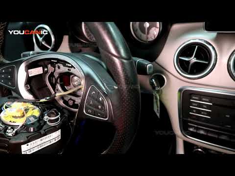 2014-2020 Mercedes Benz GLA250 Steering Wheel Airbag Removal