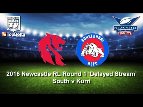 2016 Newcastle RL - Round 1 - Delayed Stream - South v Kurri