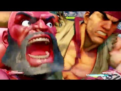 SFV - Daigo playing Zangief against Laura, Rashid, Ryu - 15 Matches