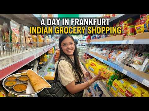 Buying Indian Grocery in Frankfurt | Lunch at Saravana Bhavan & Metro Shopping