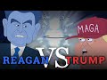 Reagan vs Trump Debate | Cartoon Rap Battle Reagan vs Trump Debate | Cartoon Rap Battle
