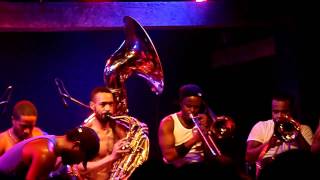 Hypnotic Brass Ensemble - Sankofa @ "Reka club" Moscow 17 feb 2012