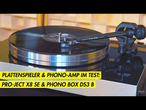 Pro-Ject X8 SE Plattenspieler & Phono Box DS3 B im Test - Klingt symmetrisch (True Balanced) besser?