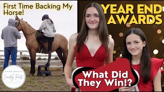 SHE BACKED HER PROJECT HORSE FOR THE FIRST TIME! | UNEXPECTED RESULTS AT THE YEAR END AWARDS | VLOG