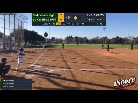 Saddleback Vigilantes vs 2028 So Cal Birds (2022.12.18)