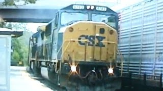 preview picture of video 'Mixed Freight Train at Savage Station'