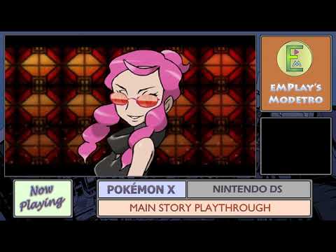 Pokémon X - Nintendo 3DS - #42 - Defeating Elite Four Malva