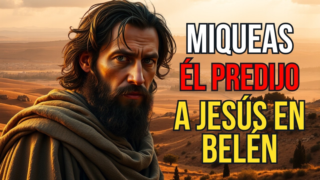 La historia de MIQUEAS: El Profeta que predijo el nacimiento de JESÚS en Belén