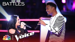 The Voice 2018 Battle - Mike Parker vs. Natasia GreyCloud: &quot;Gravity&quot;