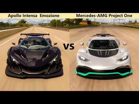 Forza Horizon 5 - Apollo IE & Mercedes-AMG One Comparison