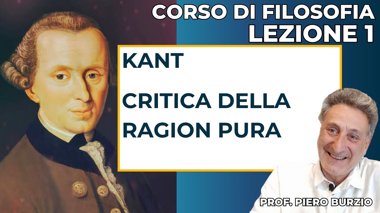Kant: Critica della Ragion Pura. Lezione di filosofia.