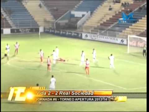 Fecha 6 (Apertura 2013 14) Vida 2 2 Real Sociedad