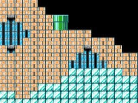 4-4 Sink Sunk Castle ⚡️ by Farts R Us ⚡️ SUPER MARIO MAKER Raw GAMEPLAY