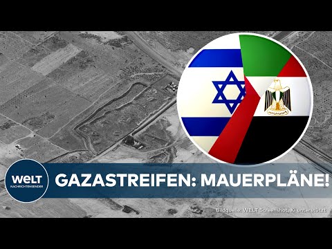 NAHOST-KRIEG: "Logistische Zone!" Mauerbau am Gaza-Streifen! Was Ägypten an der Grenze für Pläne hat