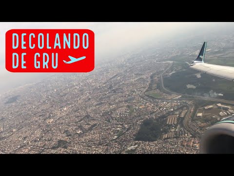 Azul's Embraer 195 Taking off from Guarulhos Airport