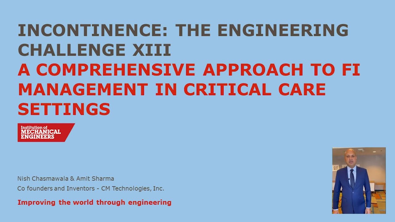 Qora Stool Management Kit at IMECHE - Incontinence: The Engineering Challenge XIII
