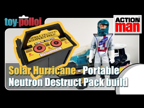 Vintage Action Man Solar Hurricane Portable Neutron Destruct pack build - Toy Polloi