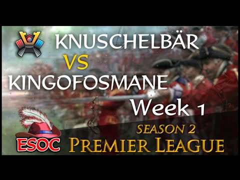 [AoE3] (NN) Knuschelbär vs (MDS) KINGofOsmane — Week 1 — ESOC Premier League Season 2