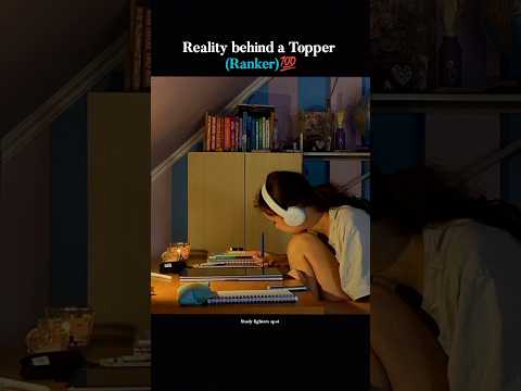 Reality behind a Topper🧠💯 #study #studymotivation #motivation #studyismylife #trending #shorts