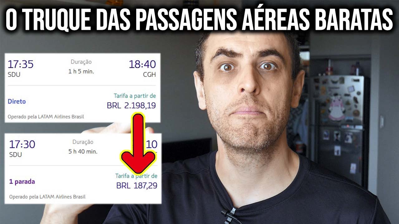 O ÚNICO TRUQUE DAS PASSAGENS AÉREAS BARATAS
