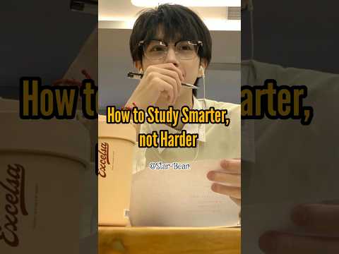 How to Study Smarter, not Harder 📚🌟💯#studysmart #alphafemale #kpop #studyadvice #studytips #starbean