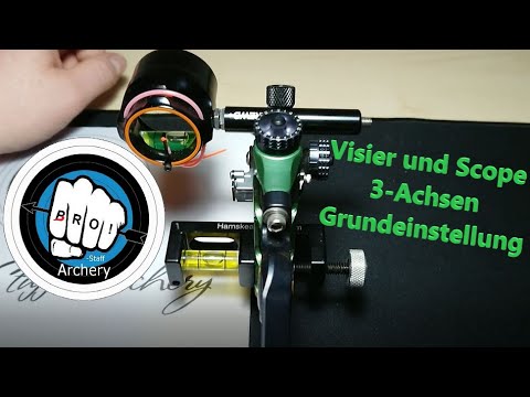 Visierachsen Grundeinstellung am Compoundbogen | 🏹 BRO-Staff Archery