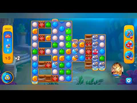 фишдом 2022 # 10527 уровень - прохождение без бустеров # Fishdom,  10527  level - no Boosters.