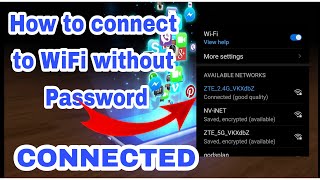 How to connect to wifi without password | tips and tricks | Hoo basics