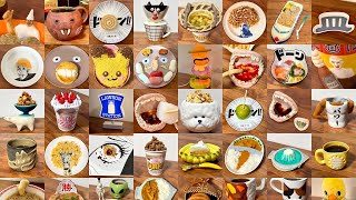 1枚1秒の写真で振り返る！私の2025年のおやつと夜食　Photo video of what I ate in 2025