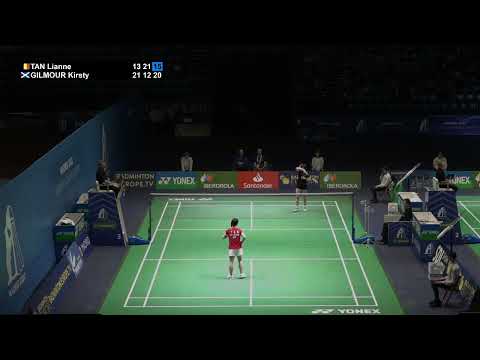 Match Point - Lianne Tan vs Kirsty Gilmour - WS, QF - European Championships 2022