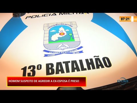 Homem suspeito de agredir ex-esposa é preso 12 02 2021