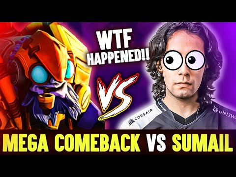 Tinker Epic Mega Creep Comeback vs Sumail - WTF Happened Dota 2
