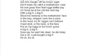 Fredo Santana ft Chief Keef - Bought a Big K (Lyrics)