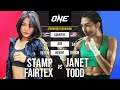 WOMEN S KICKBOXING WAR Stamp Fairtex Vs Janet Todd II