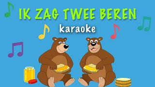 Ik Zag Twee Beren 🐻 | Karaoke | Minidisco