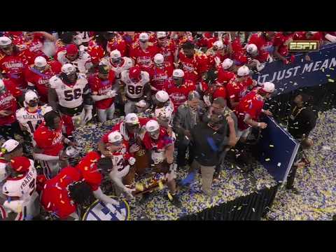 [FULL] Georgia Bulldogs presented with the SEC Championship trophy 🏆 | ESPN College Football