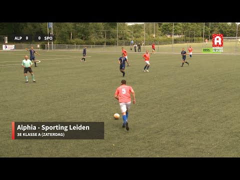 Samenvatting Alphia - Sporting Leiden (zaterdag 21 mei)