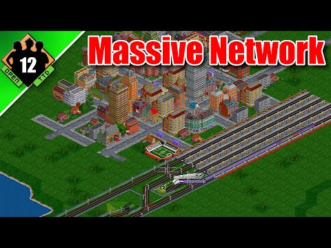 Designing a Massive Passenger Network in OpenTTD - OpenTTD Let's Play S12 #7