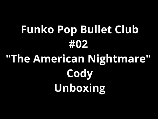 Vídeo relacionado con Funko Pop! WWE: Cody Rhodes - The American Nightmare - Figura de Vinilo Coleccionable - Idea de Regalo - Mercancía Oficial - Juguetes para niños y Adultos - Figura Modelo para coleccionistas