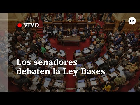 EN VIVO | Los Senadores en Comisiones por la Ley de Bases