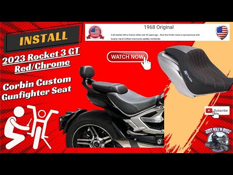 2023 Rocket 3 GT Upgrade - Corbin Custom Gunfighter Seat